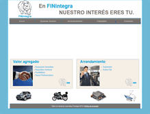 Tablet Screenshot of finintegra.com